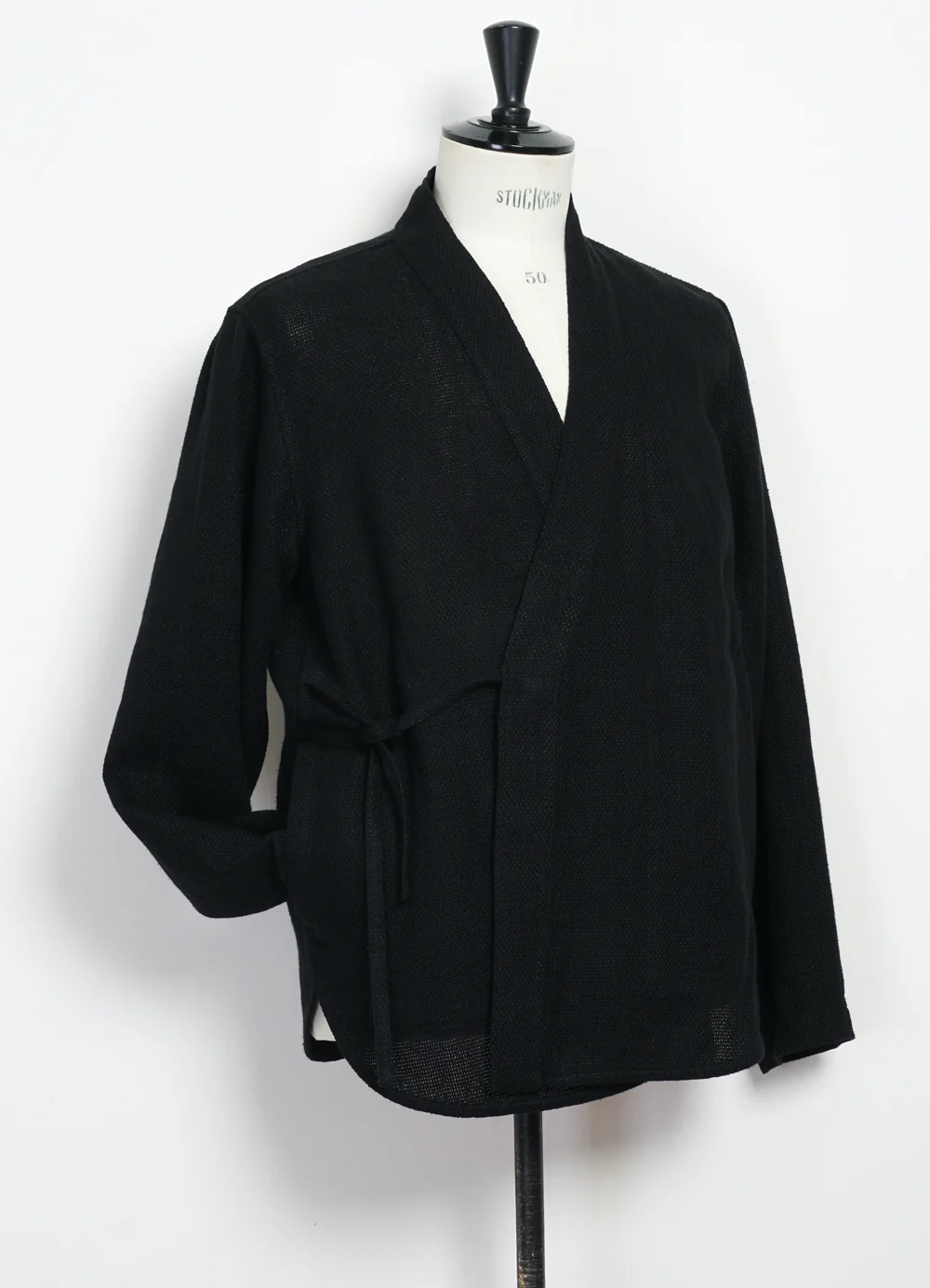 ROMAN 29-58-2 | Loose Cut Eastern Jacket | Black Gauze - Image 4