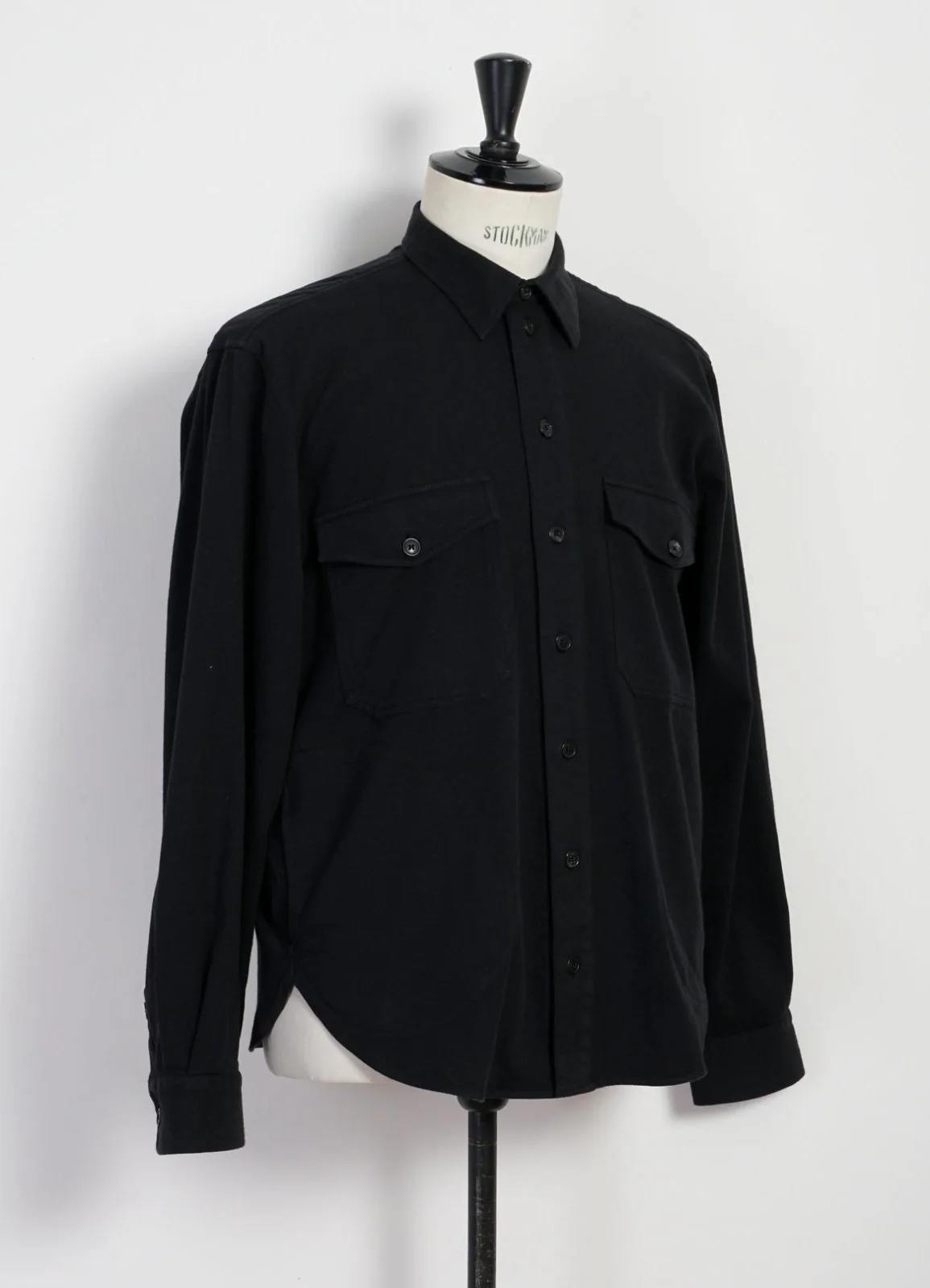 RUBEN | Casual Over Shirt | Black - Image 3