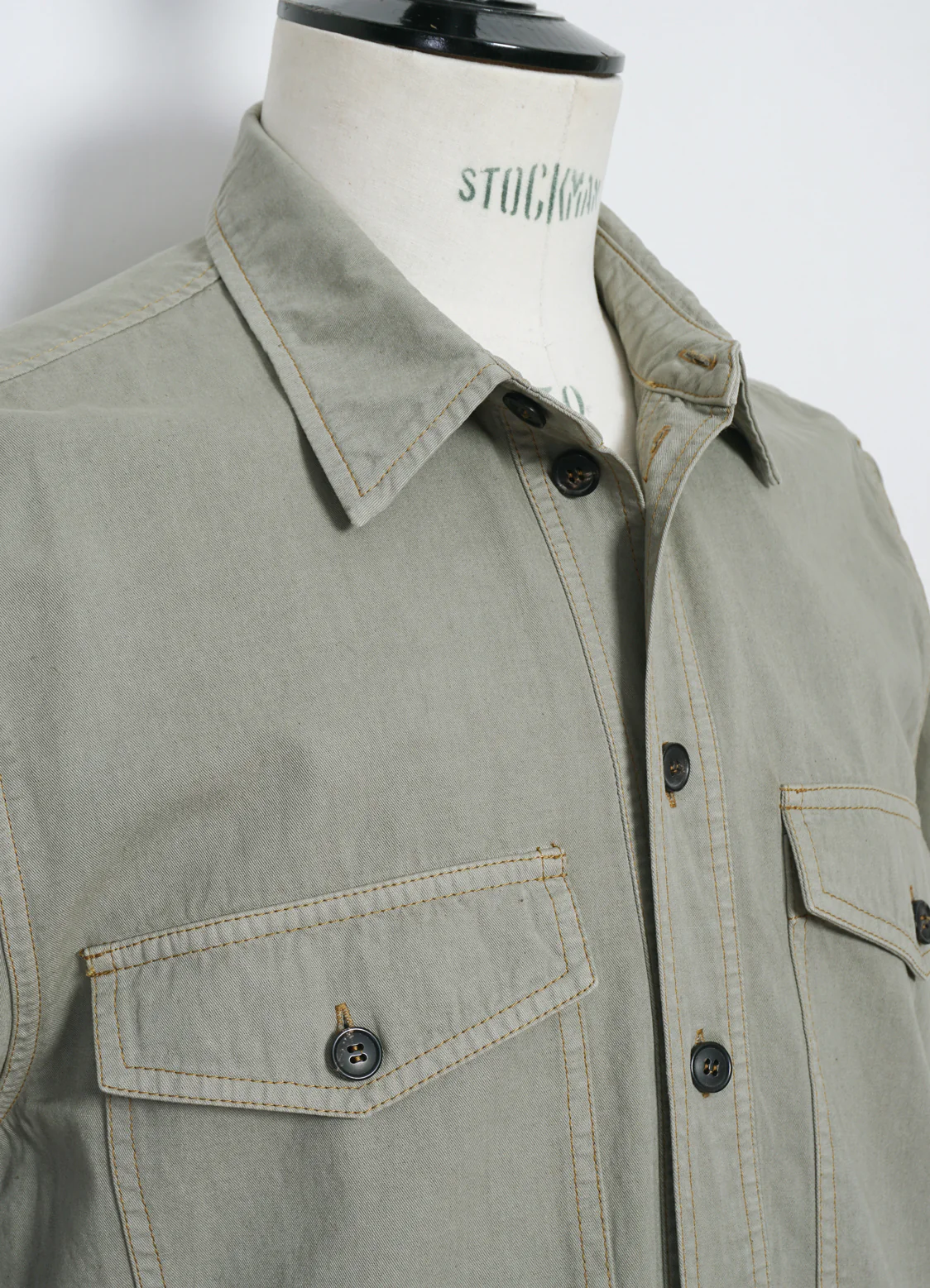 RUBEN | Casual Over Shirt | Light Sage - Image 6