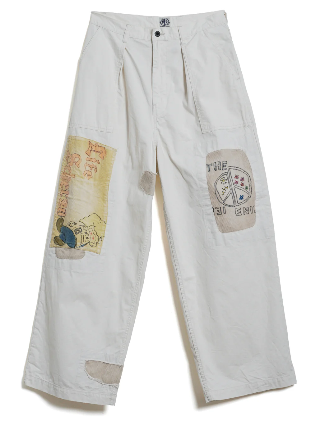 RUSHWEEK REMAKE | Rough-face Twill Fatigue Pants | Natural