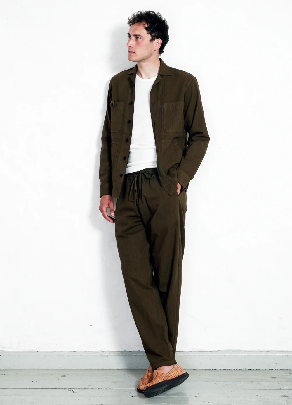 SAMMO | Casual Over Shirt | Plant - Image 4
