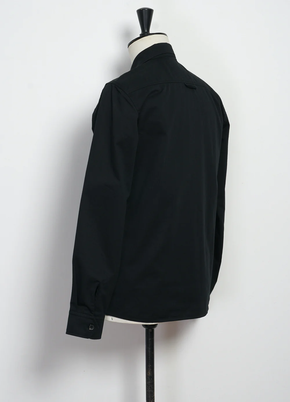 STEFFEN 29-77-2 | Shirt Jacket With Decorative Stitching | Black Drill - Image 5