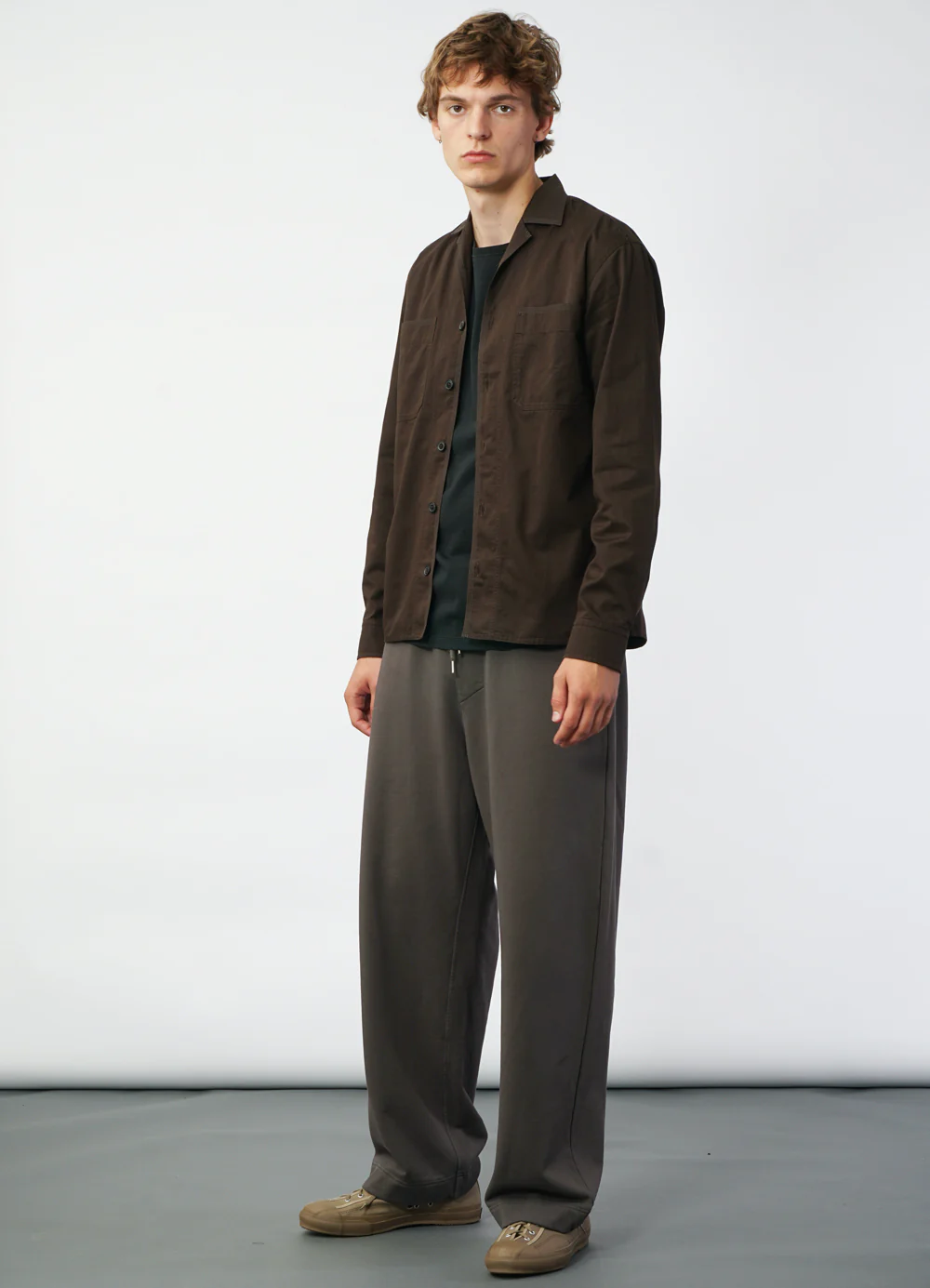 STEFFEN 29-77-9 | Shirt Jacket With Decorative Stitching | Coffee Drill - Image 3