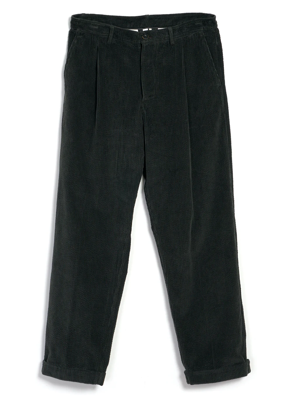 SUNE 28-35-6 | Classic Pleated Trousers | Olive Taupe