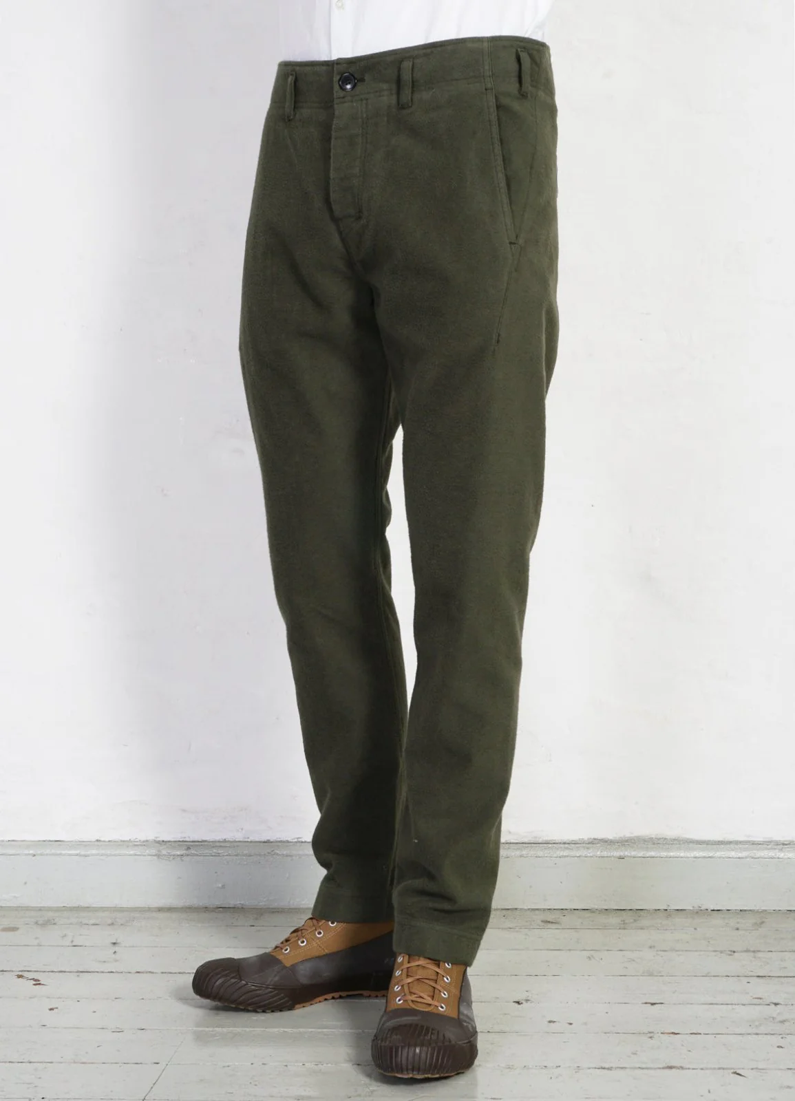 SVENNING | Slim Fit Trousers | Dark Green - Image 2