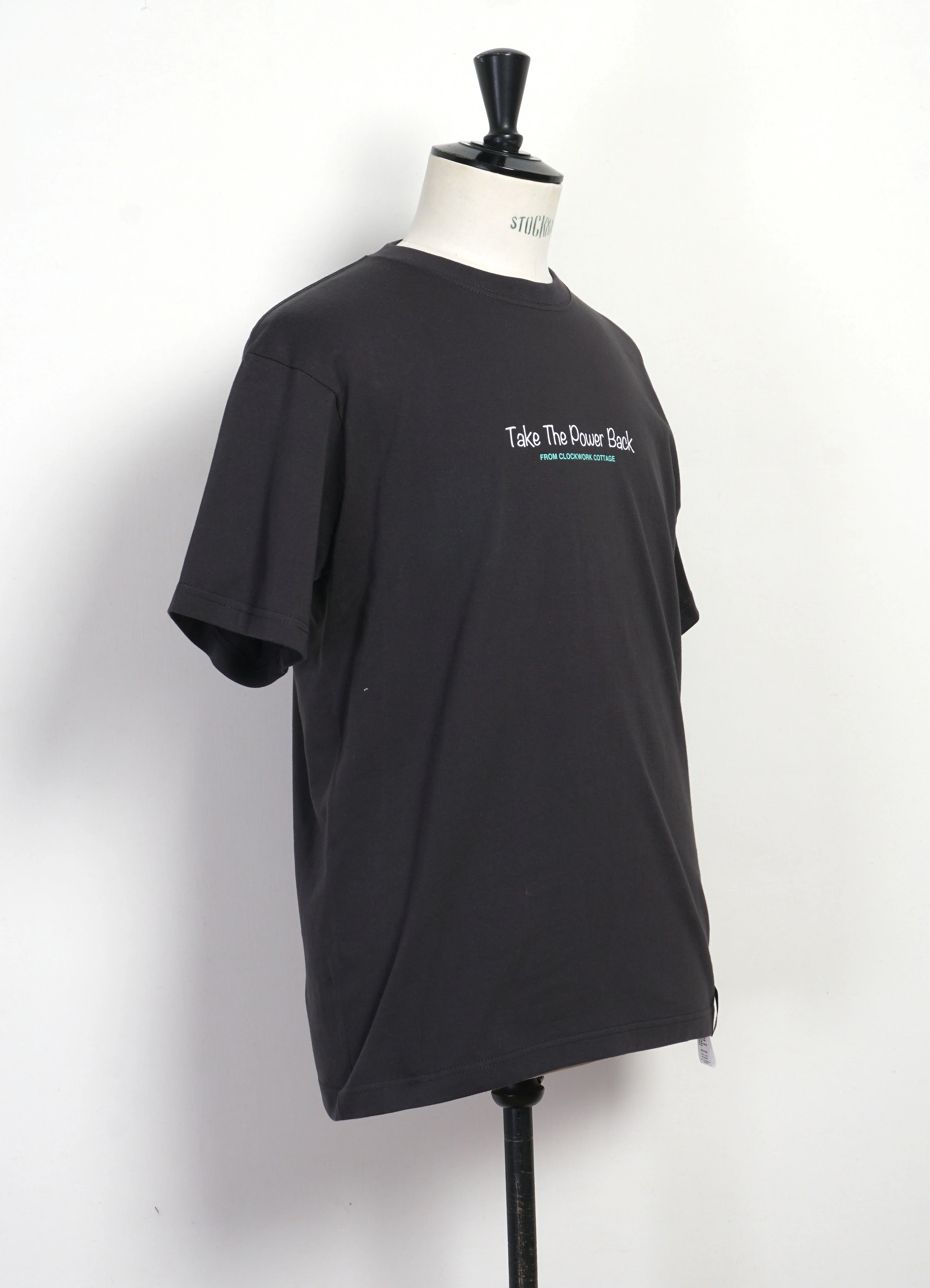 TAKE THE POWER BACK | Print T-shirt | Charcoal - Image 2