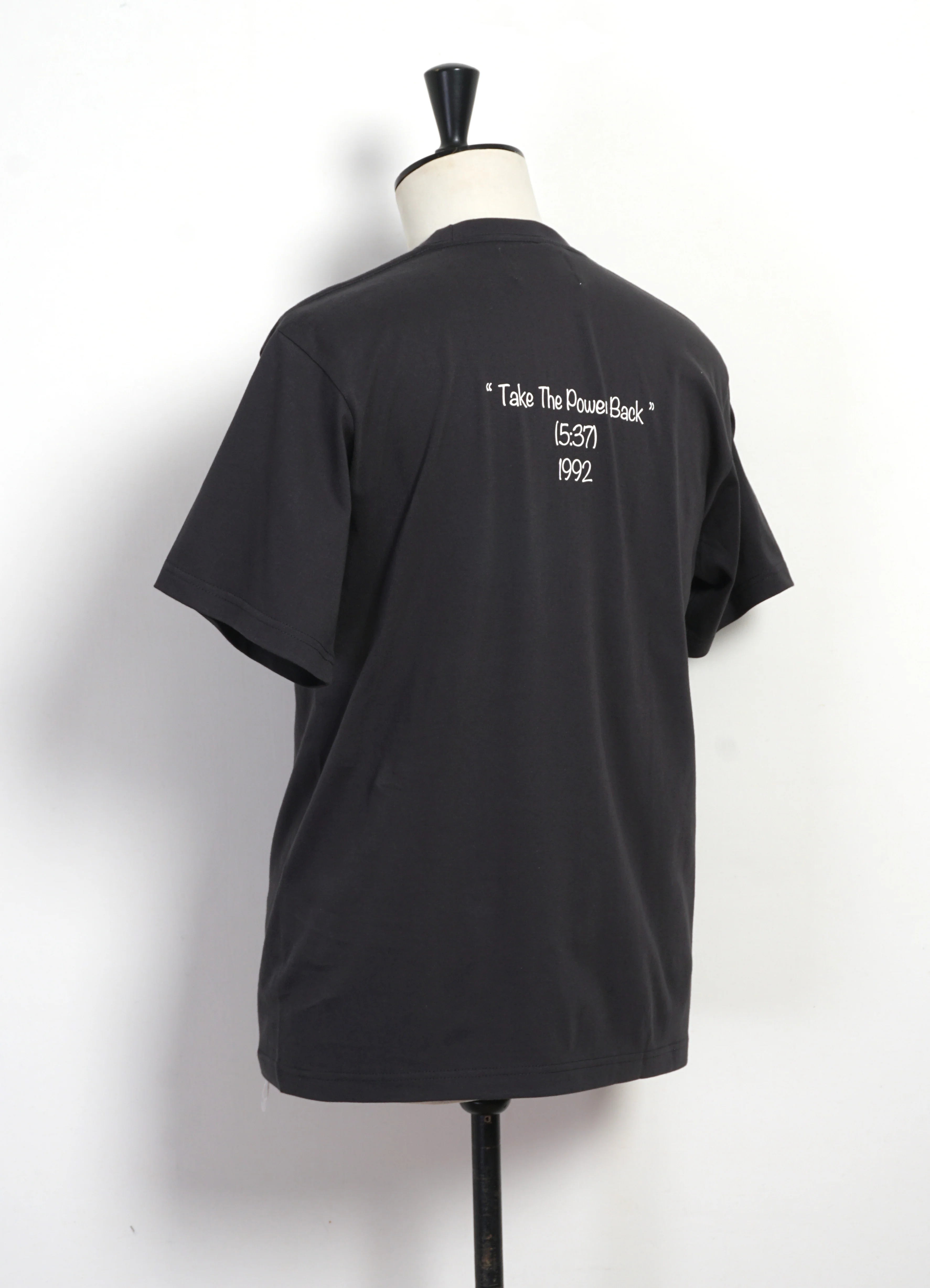 TAKE THE POWER BACK | Print T-shirt | Charcoal - Image 3