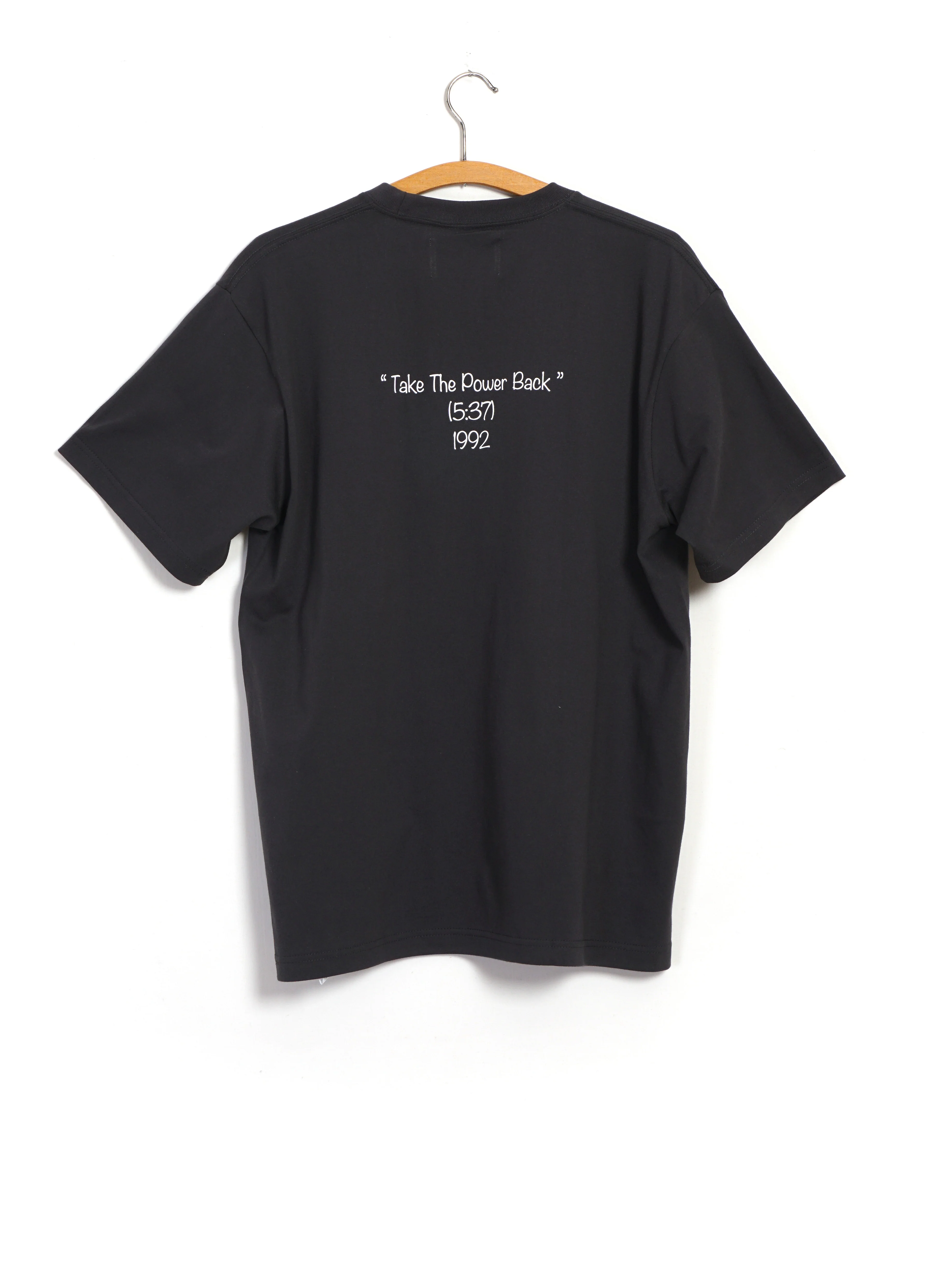 TAKE THE POWER BACK | Print T-shirt | Charcoal - Image 4