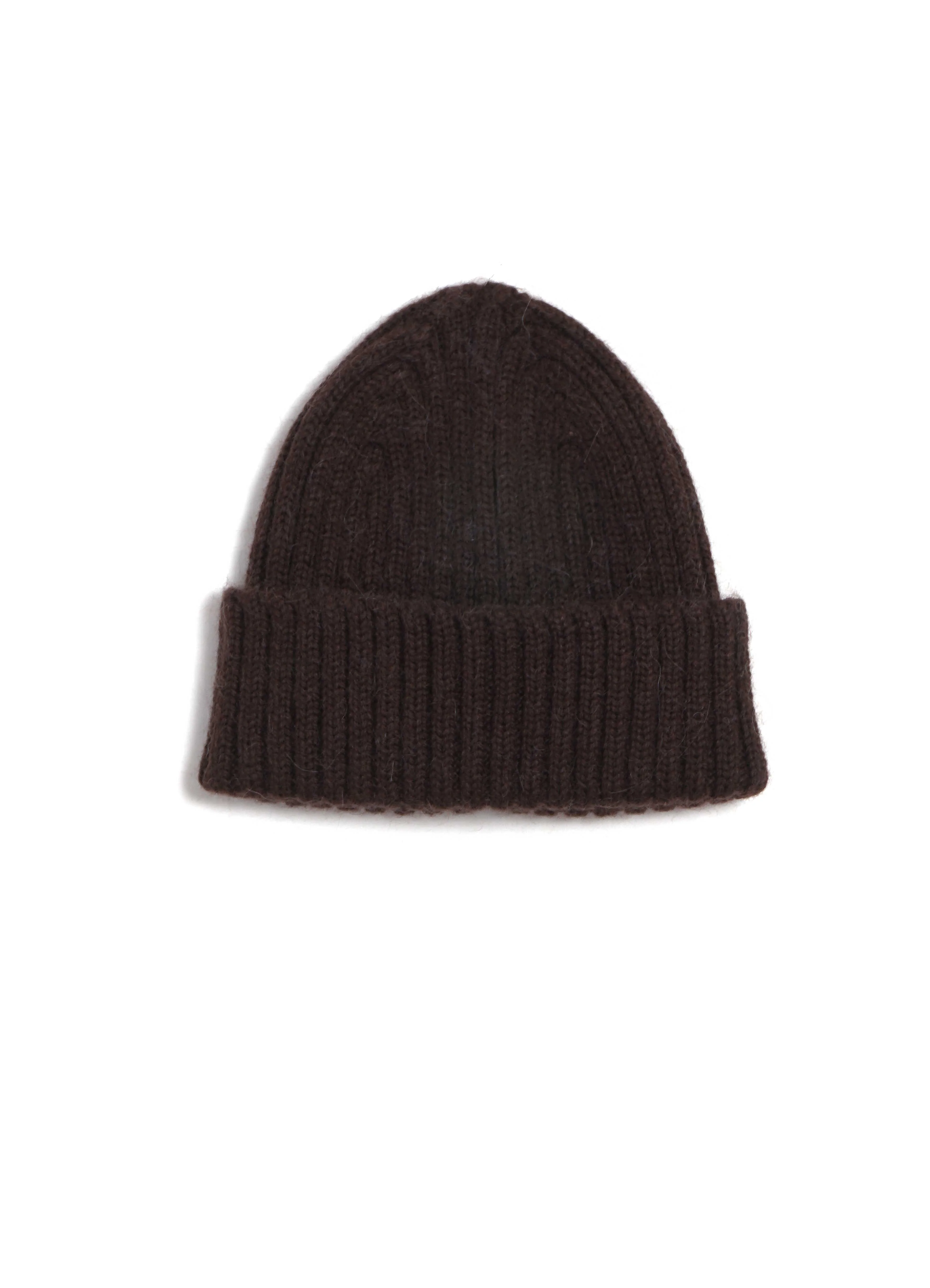 TOBY 30-04-7 | Rib Knit Beanie | Chocolate