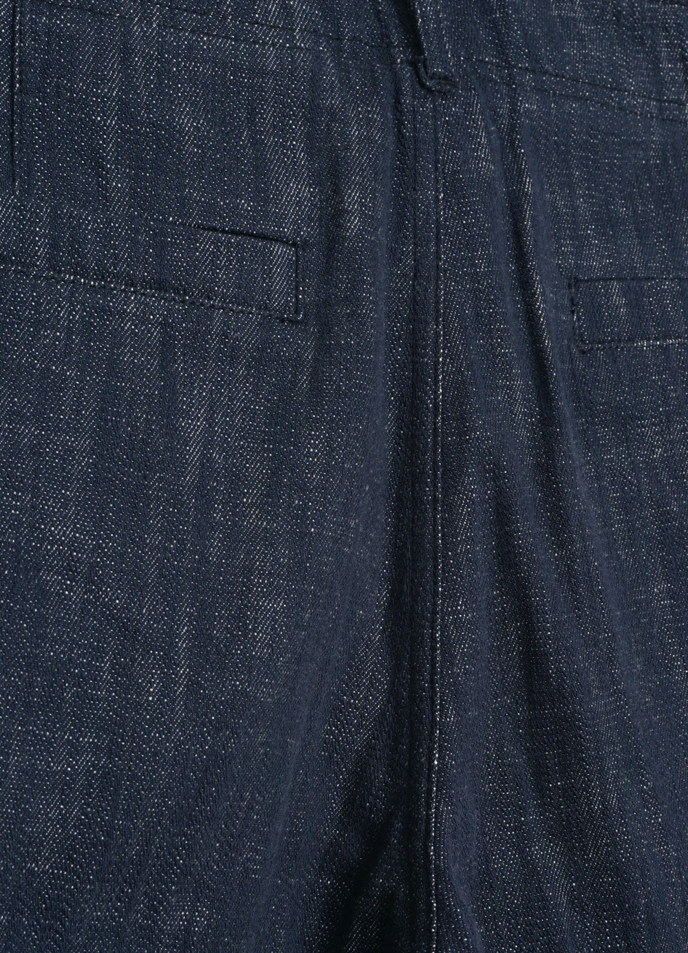 TRYGVE 29-55-3 | Wide Cut Cropped Trousers | Denim Blue - Image 8