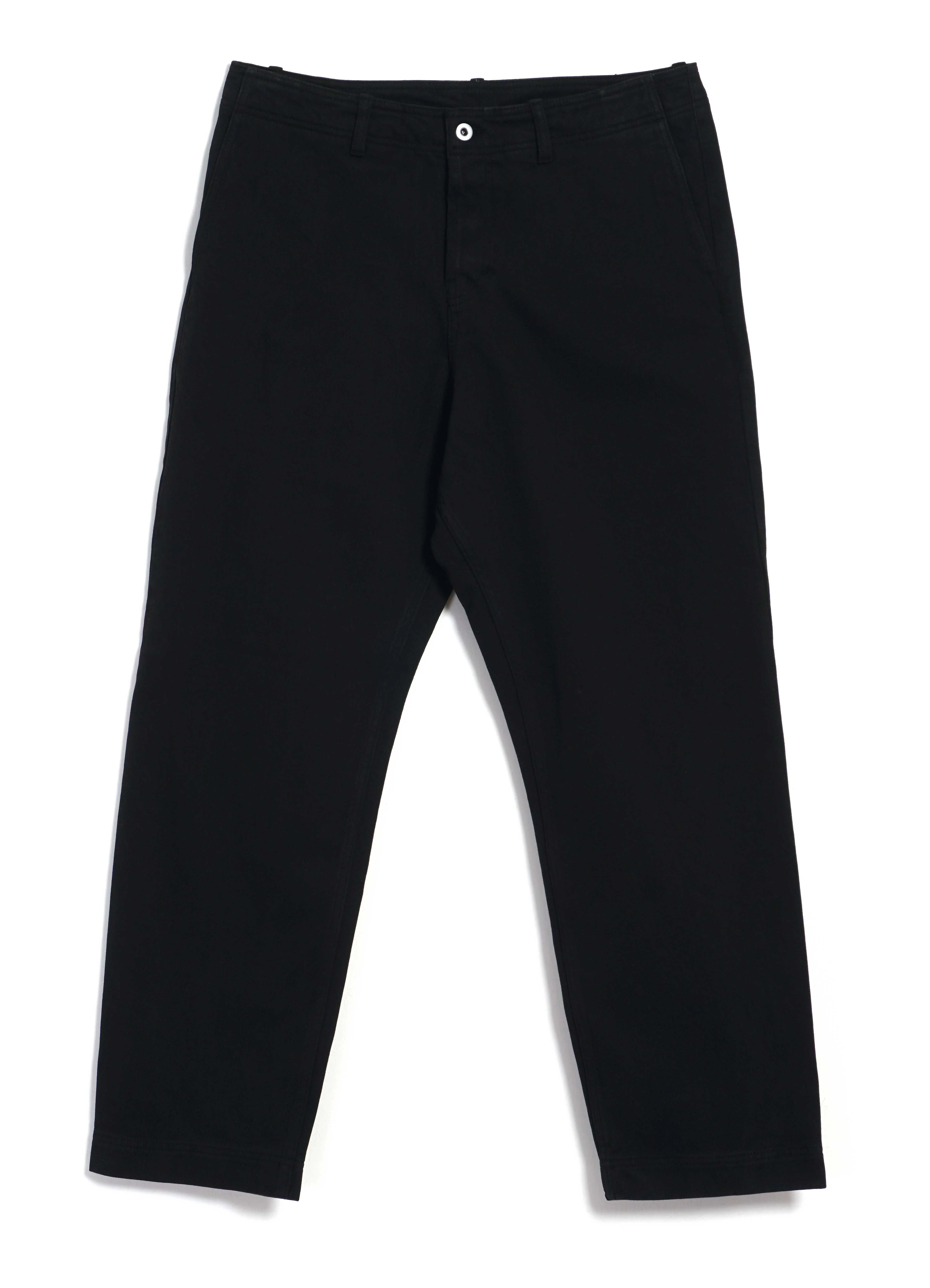 TRYGVE 30-26-2 | Cropped Workwear Trousers | Washed Black