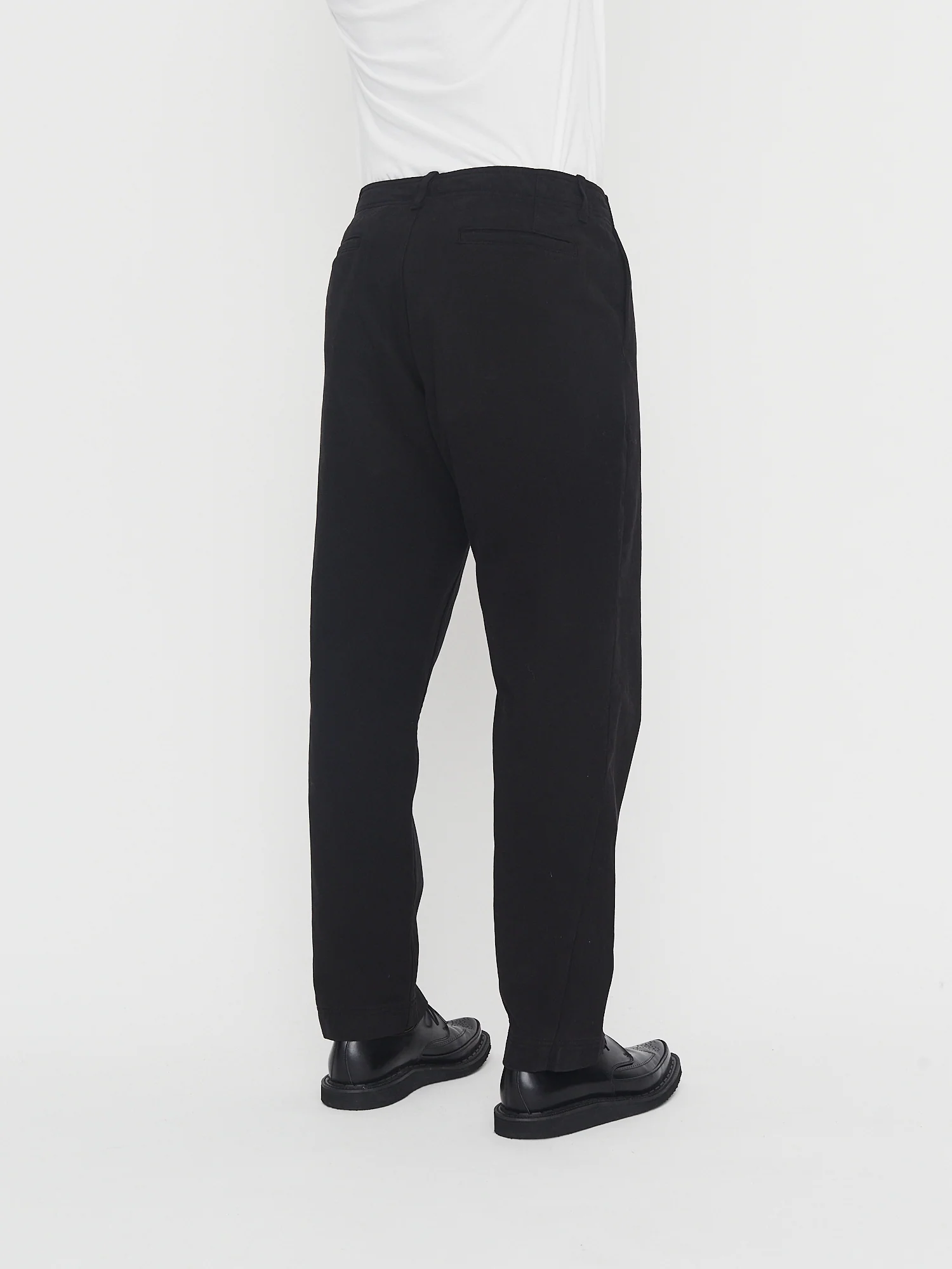 TRYGVE 30-26-2 | Cropped Workwear Trousers | Washed Black - Image 3