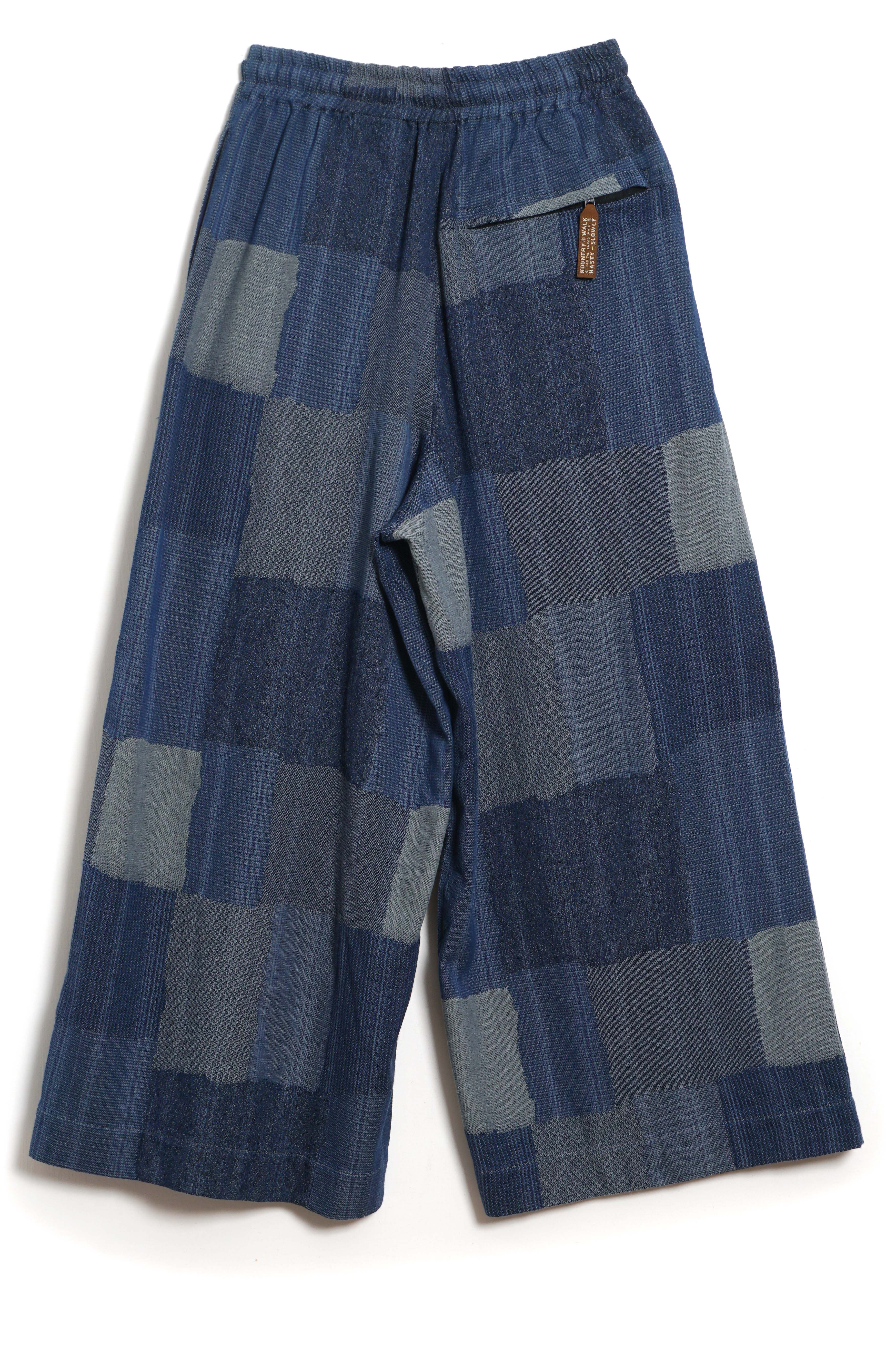 TUGIHAGI RUDE | Baggy Drawstring Pants | Navy - Image 3