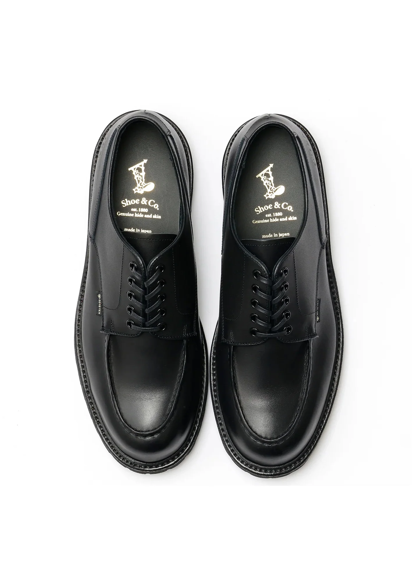 U-TIP | Gore-Tex Leather Shoe | Black - Image 4