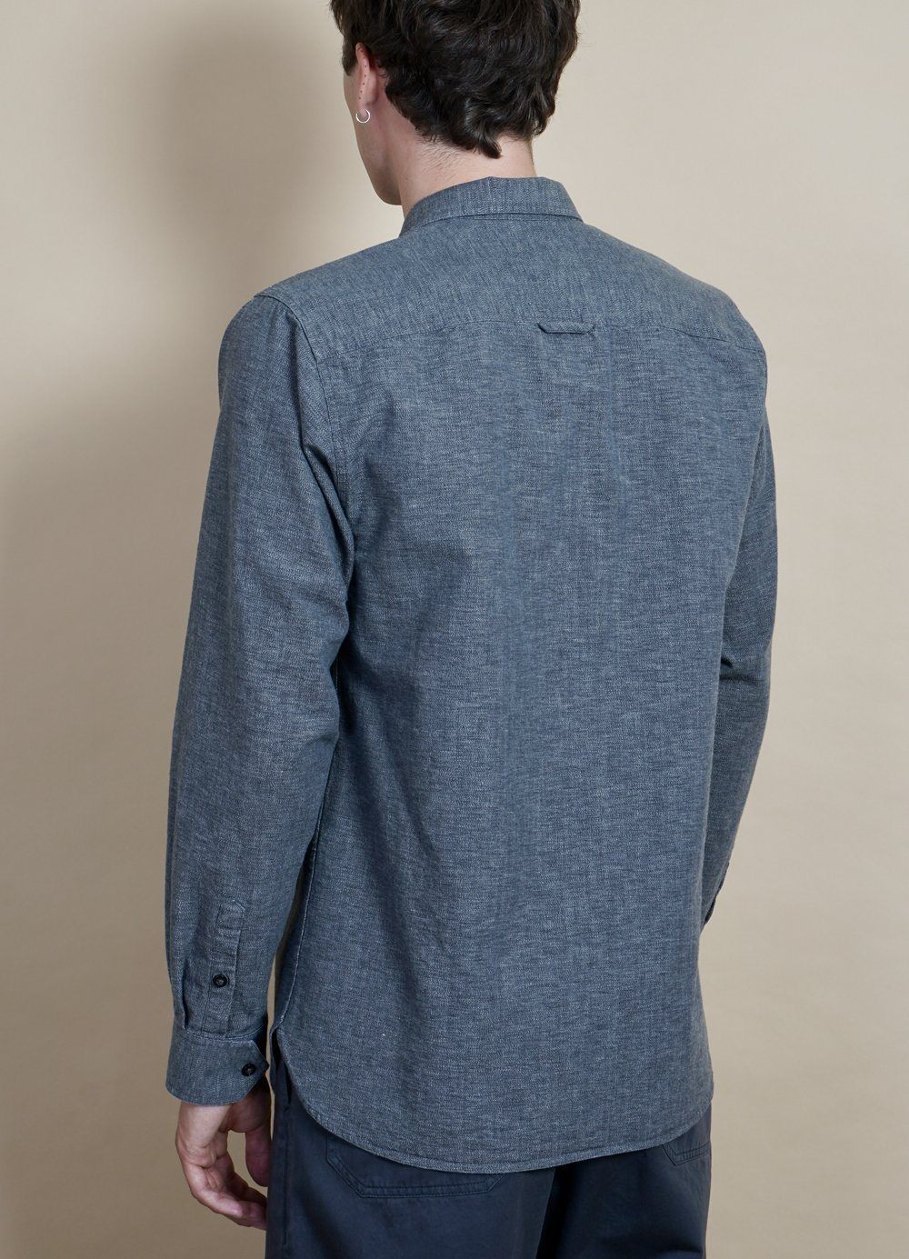 VILLADS | Loose Fit Over Shirt | Stone - Image 3