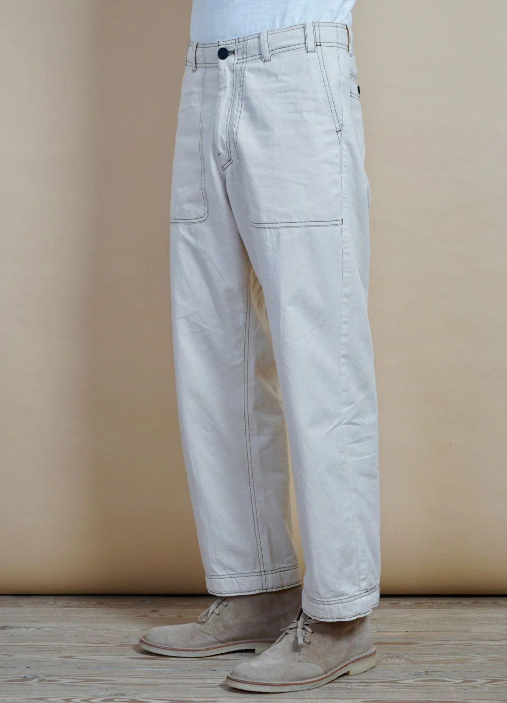 VILLE | Loose Fit Trousers | Nature - Image 3