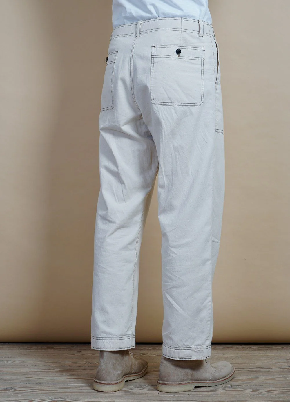 VILLE | Loose Fit Trousers | Nature - Image 4