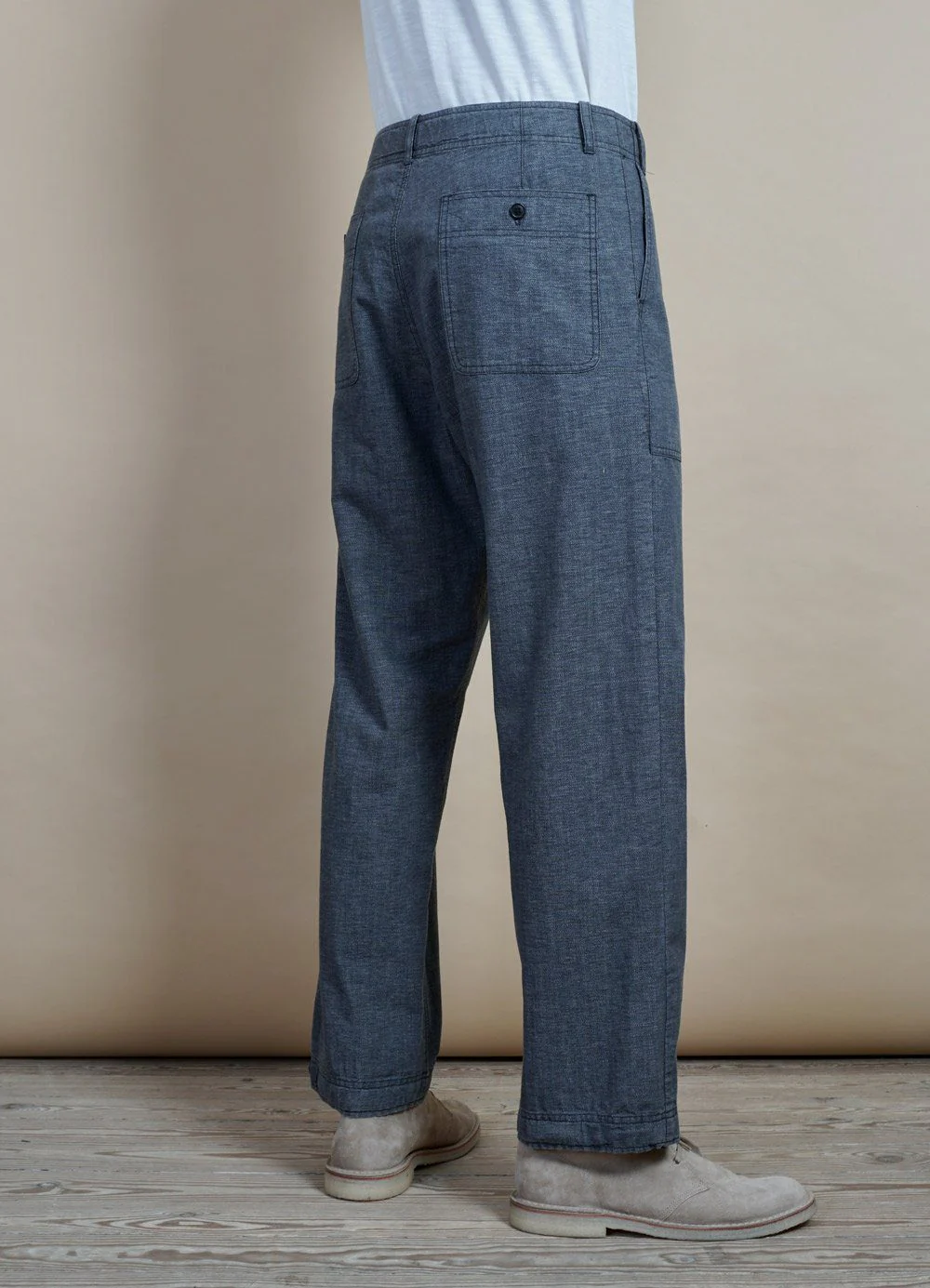 VILLE | Loose Fit Trousers | Stone - Image 5
