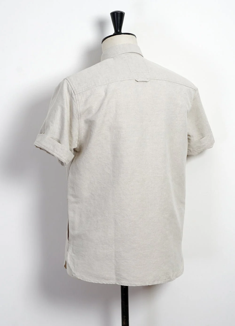 VILLY | Short Sleeve Shirt | Flax Nature - Image 6