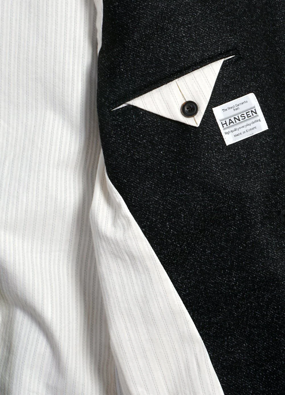 WALTER | Classic Double Breasted Blazer | Black Marble - Image 8