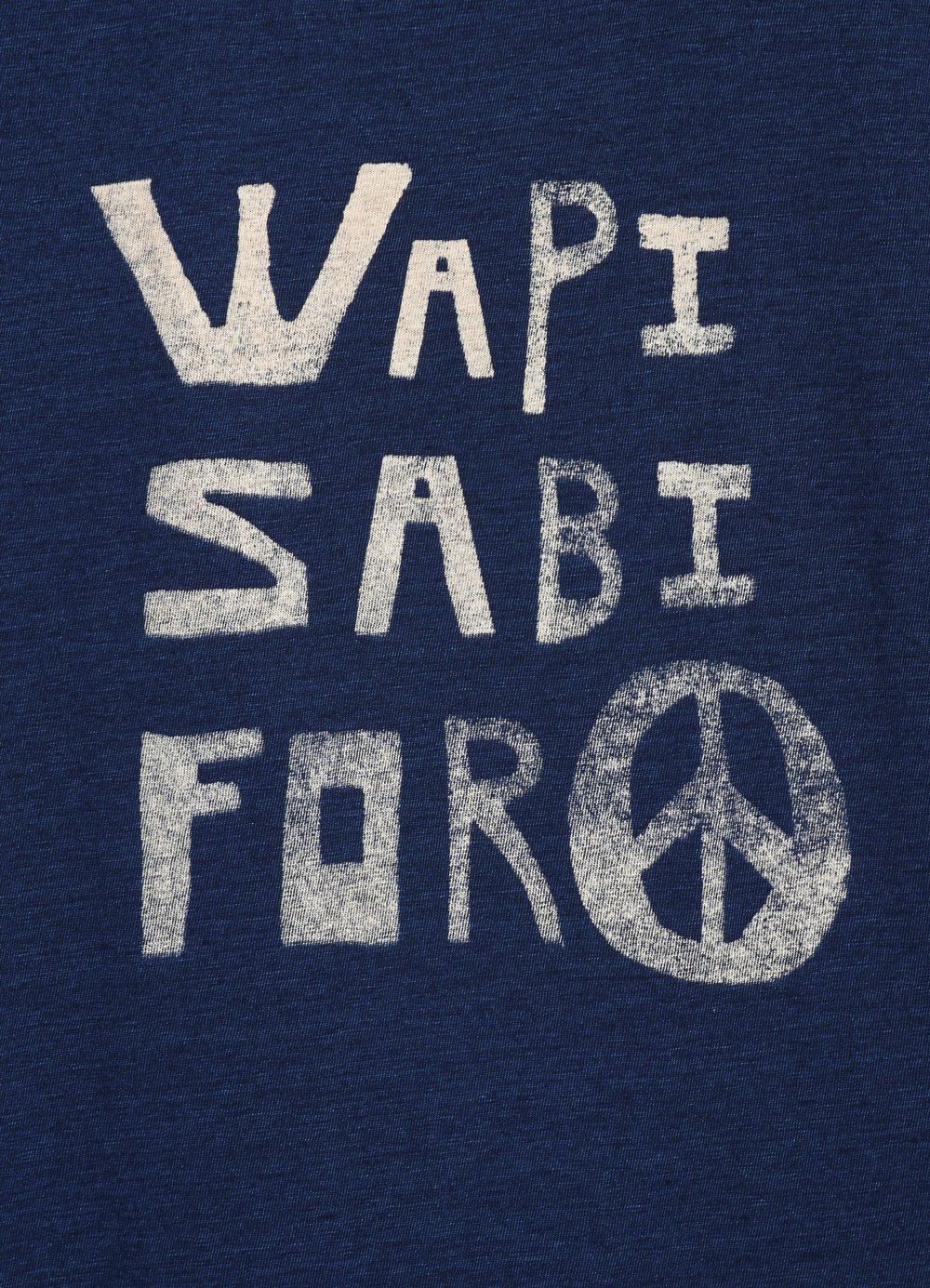 WAPI SABI FOR PEACE | Crew Neck T | Indigo - Image 3